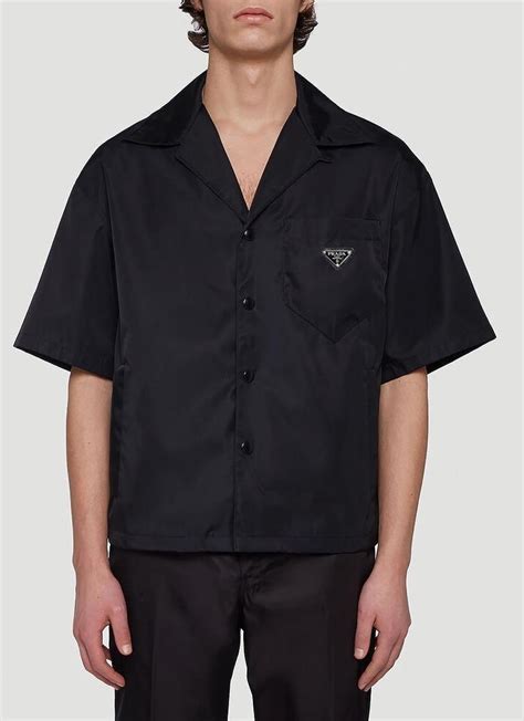 mens prada nylon shirt|Prada cettire men's shirt.